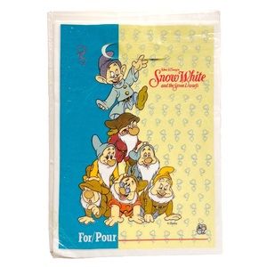 Vintage Walt Disney Snow White and the Seven Dwarfs Birthday Party Loot Bags Toy